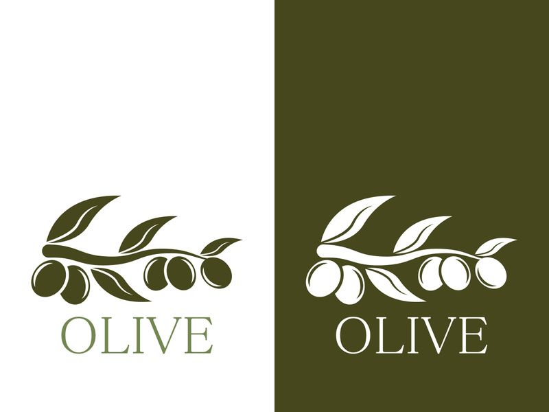 olive icon vector illustration design template