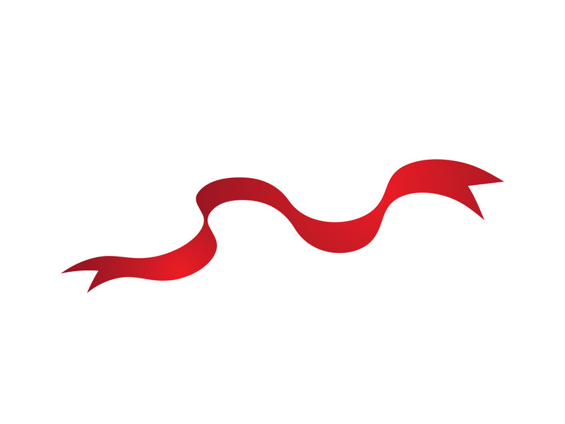 Ribbon illustration design
