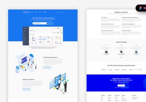 Sales Monitoring Landing Page Template