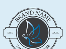 Butterfly logo design