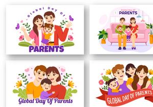 16 Global Day of Parents Illustration