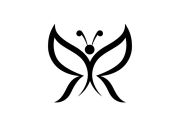 Butterfly logo vector design