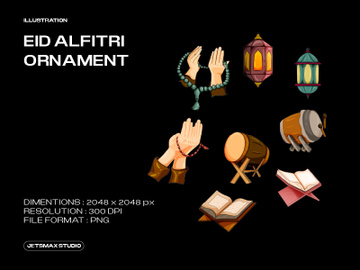 Ramadan and Eid AlFitr Ornaments preview picture
