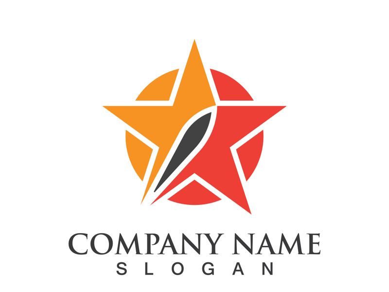 star vector icon illustration design template