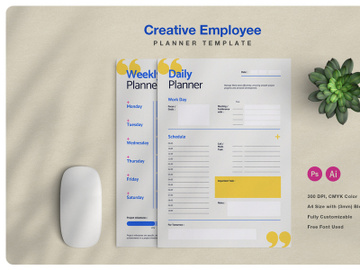 Creative Employee Planner preview picture