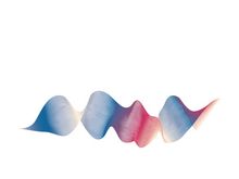 Wave line vector color background illustration