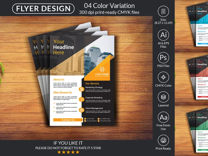 Modern Flyer Design Template