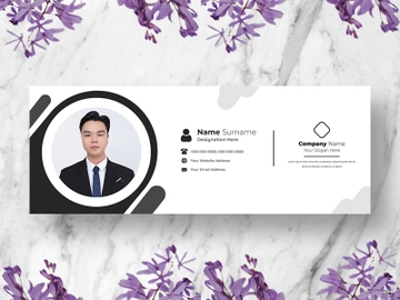 Corporate Email Signature Template Ver-19 preview picture