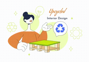 10 Upcycled Interior Design Illustration