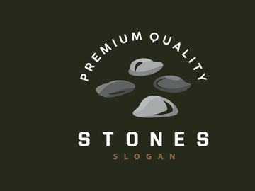 Stone Logo, Premium Elegant Design, Stone Balance Vector preview picture