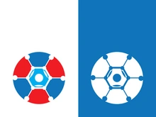 Molecule symbol logo template vector illustration design