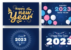 12 Happy New Year 2023 Illustration