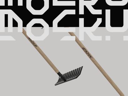 Iron Rake Mockup