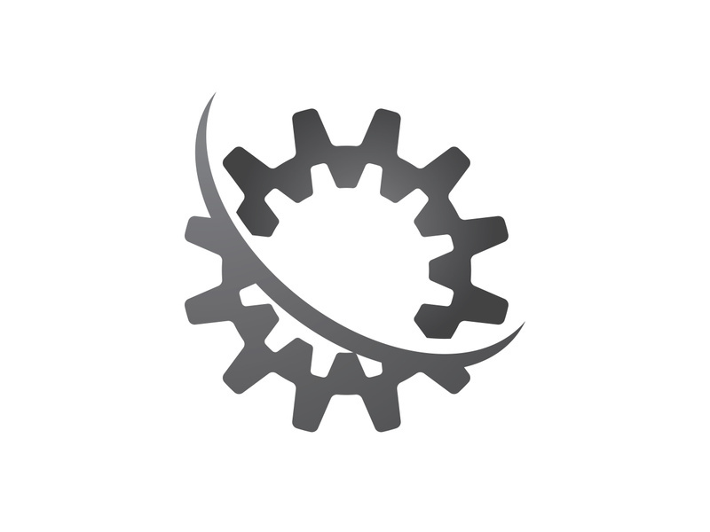 Gear icon logo vector