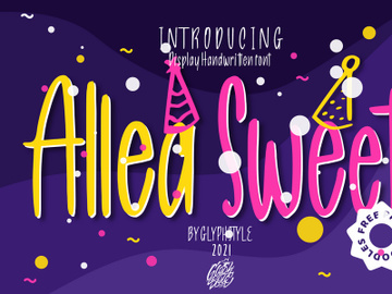 Allea Sweet Display Handwritte preview picture