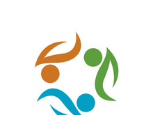 Community, network and social icon design template