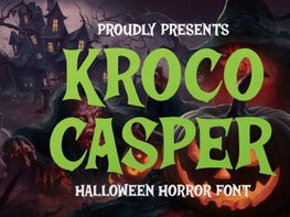 Imagen de vista previa de Kroco Casper | Fuente de Terror de Halloween