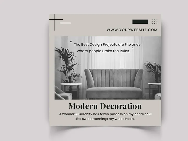 Interior Social Media Post Template