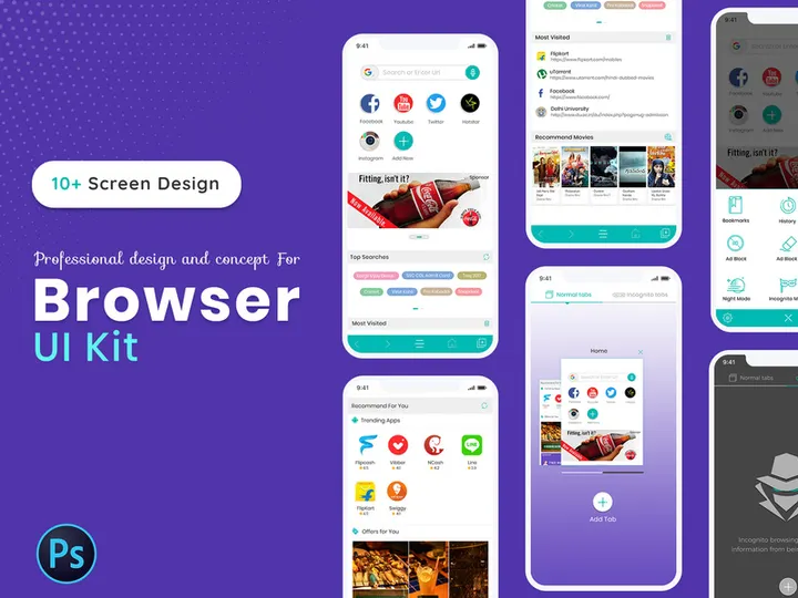 Browser App UI/UX