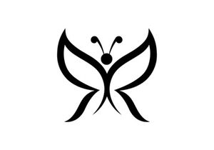 Butterfly logo vector design