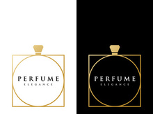 Isolated luxury perfume perfume cosmetic creative logo can be used for business, company, cosmetic and perfume shop.