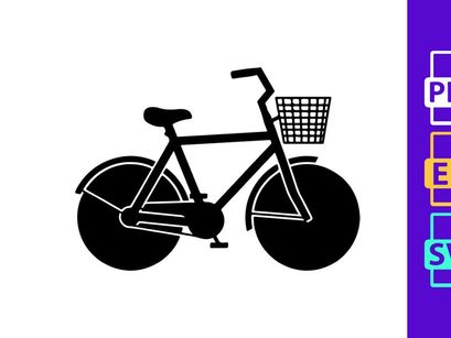 Classic Bicycle with Front Basket