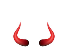 Devil horn Vector icon design