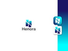 Lettermark Logo - Letter H Logo - Gradient Logo - Business Logo Design