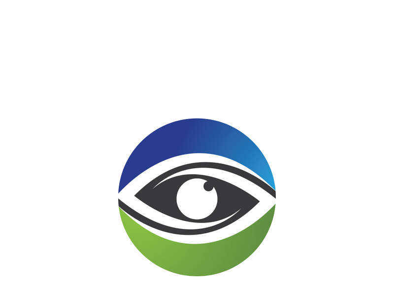 Eye vector logo design image template
