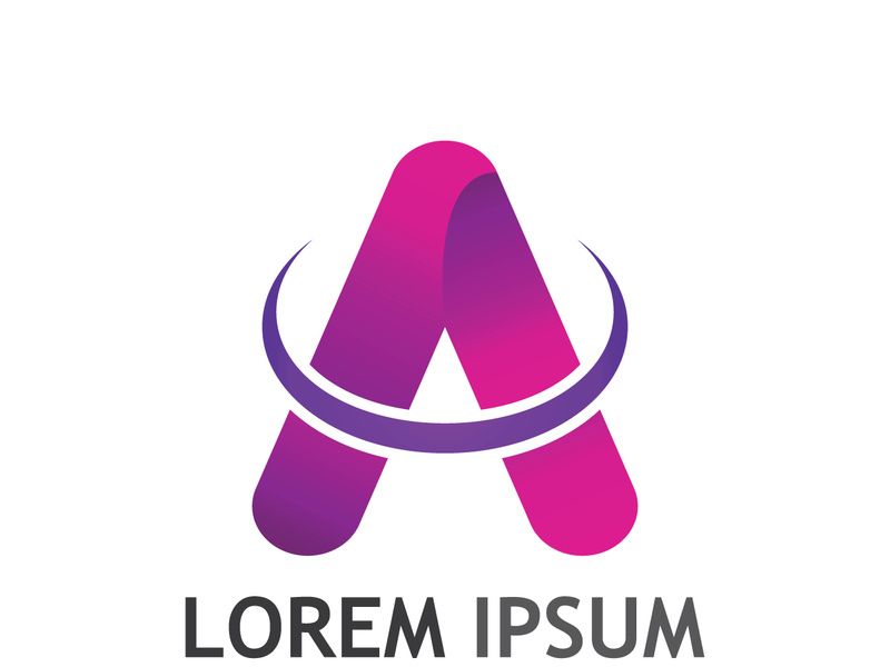modern and creative initial letter A logo.