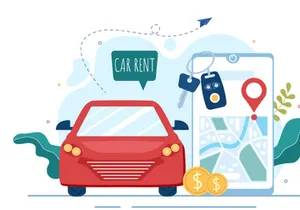 15 Car Rental Illustration