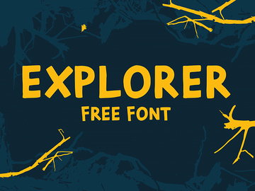 Explorer Free Script Font preview picture