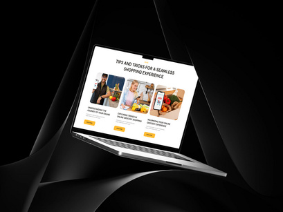 Grocery Shop Website UI Kit – Groceries & Supermarket E-Commerce Design
