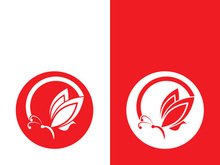 Butterfly logo icon vector design illustration