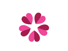 flower vector icon design template