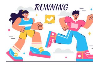 10 Jogging and Running Illustration