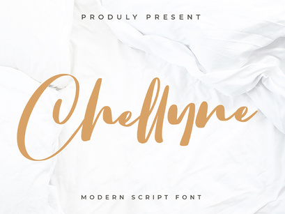 Chellyne - Modern Script Font