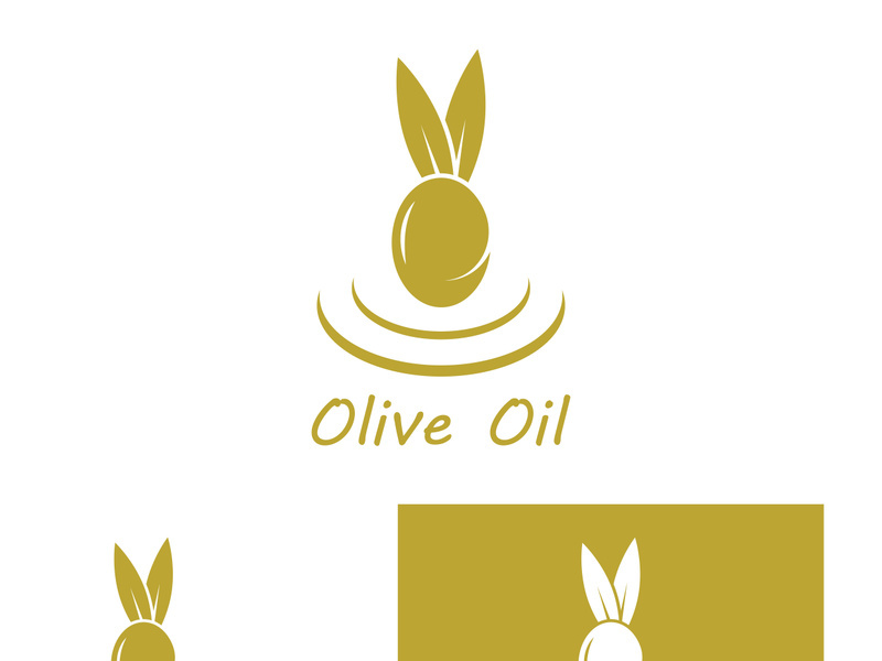 Olive fruit logo design.