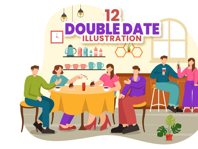 12 Double Date Illustration