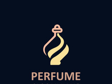 Luxury Perfume logo image cosmetic fragrance shop and business vector design