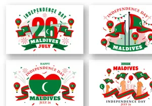 12 Maldives Independence Day Illustration
