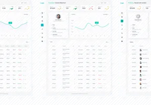 Admin Dashboard UI for SaaS, CRM & E-commerce | Figma Design