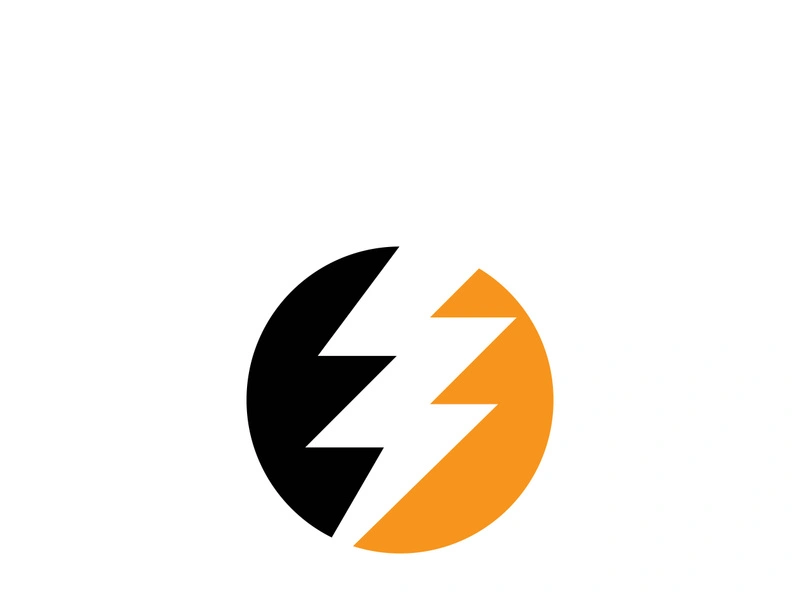 Lightning bolt flash thunderbolt icons vector