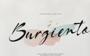 Burgiento | Modern Signature Script