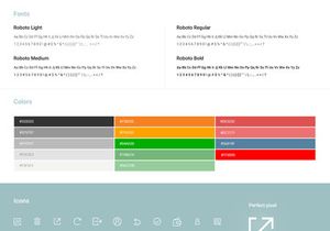 UI Kit Dashboard PSD