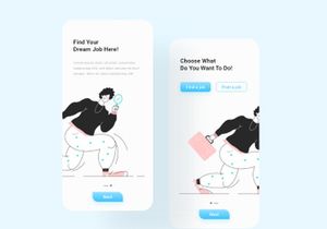 Job finder app ui kit