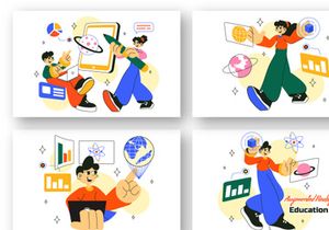 10 Augmented Reality Education Illustration