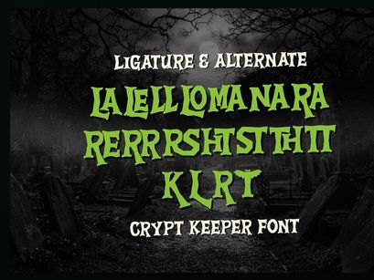 Crypt Keeper | Display Horror Font