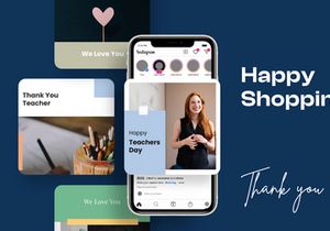 Happy Teacher Day Instagram Post Template