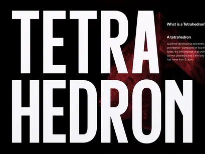 Fenra Patson | Condensed Sans Serif